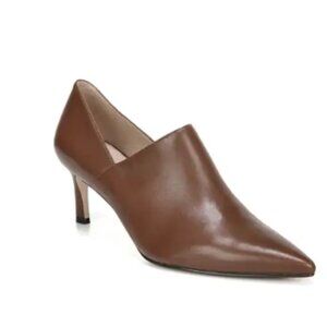 NIB Gorgeous Fall Brown Leather Pointy-toe Booties SZ11 SZ10 SZ10.5 Nordstrom-Br